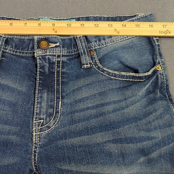 Rock & Roll Jeans Men's 33x32 Fits 33x30 Blue Revolver Straight - Picture 6 of 12